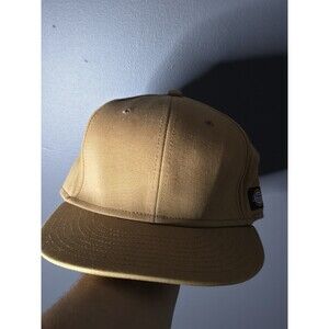 DICKIES Men's Snapback Hat FLATBILL CAP - Brown Duck - L/XL